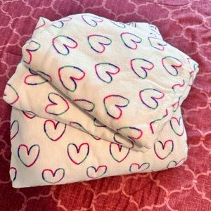 PotteryBarn Teen Queen Flannel Sheet Set